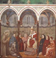 legend of st francis - [17] - st francis preaching before honorius iii.jpg